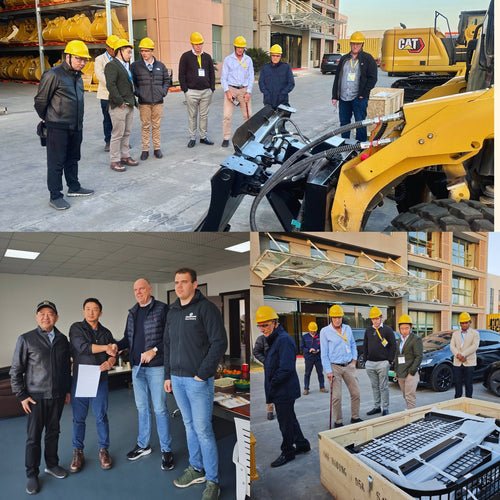 Valued Clients Visited Bedrock Machinery's China Factory - Bedrock Attachments