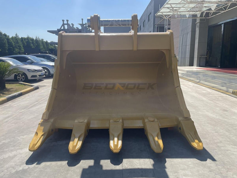 104in Heavy Duty Excavator Bucket fits CAT 395 Excavator, JC Linkage - EB395JCSD - 104 - 6.5 - Excavator Bucket - Bedrock Attachments