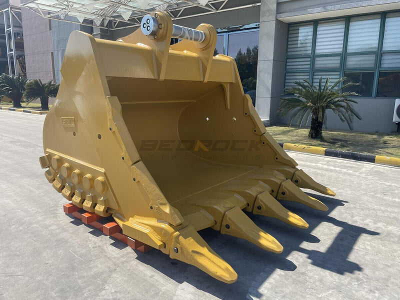 104in Heavy Duty Excavator Bucket fits CAT 395 Excavator, JC Linkage - EB395JCSD - 104 - 6.5 - Excavator Bucket - Bedrock Attachments