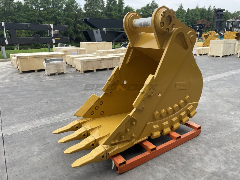 36in Heavy Duty Excavator Bucket fits CAT 349 Excavator, TB Linkage - EB349TBHD - 36 - 1.41 - Excavator Bucket - Bedrock Attachments