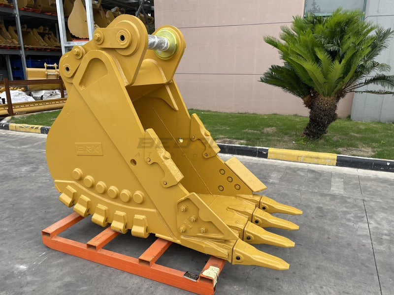 36in Heavy Duty Excavator Bucket fits CAT 349 Excavator, TB Linkage - EB349TBHD - 36 - 1.41 - Excavator Bucket - Bedrock Attachments