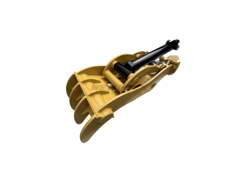 4 Teeth 54” Pin Grabber Excavator Thumb fits CAT 345D 349E 345 349 Next Gen Pro Plus - ET110 - PG4T54 - Excavator Full Rotation Thumb - Bedrock Attachments