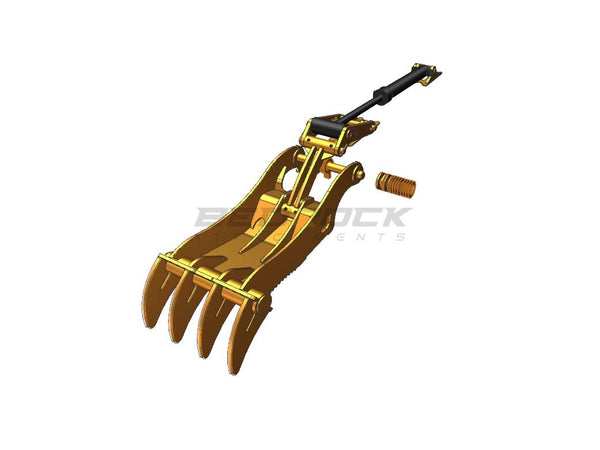 4 Teeth Partial Rotation Thumb 42” Pin Grabber 315 316 318 - EPT70 - PG4T42 - Partial Rotation Thumb - Bedrock Attachments