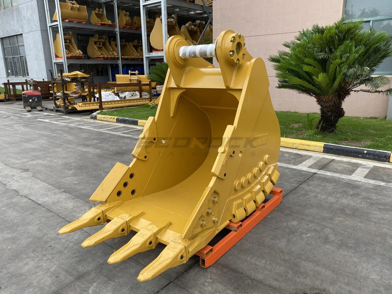 42in Heavy Duty Excavator Bucket fits CAT 349 Excavator, TB Linkage - EB349TBHD - 42 - 1.34 - Excavator Bucket - Bedrock Attachments