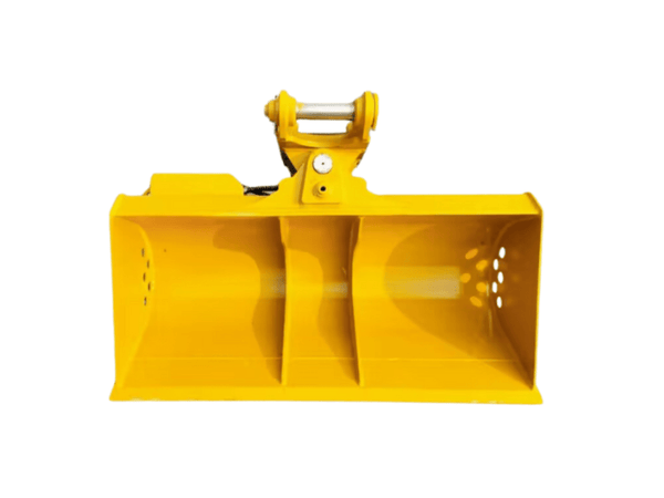 48” Excavator Tilt Ditch Cleaning Bucket fits CAT 307 Excavator, 0.15m3 - ETB307CL - 48 - 0.15 - Excavator Bucket - Bedrock Attachments