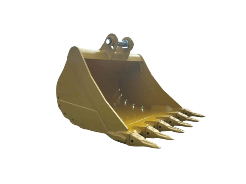 48in Excavator Cleaning Bucket fits CAT 312 Excavator, 0.6m3 - EB312ACL - 48 - 0.6 - T - Excavator Bucket - Bedrock Attachments