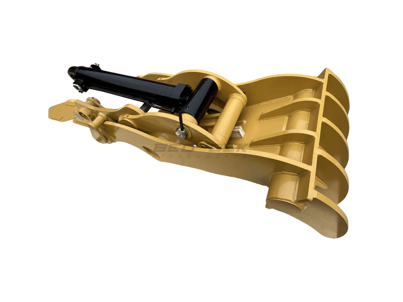 5 Teeth 54” Pin Grabber Excavator Thumb fits CAT 330D 336D 336E 330 336 Next Gen Pro Plus - ET100 - PG5T54 - Excavator Full Rotation Thumb - Bedrock Attachments