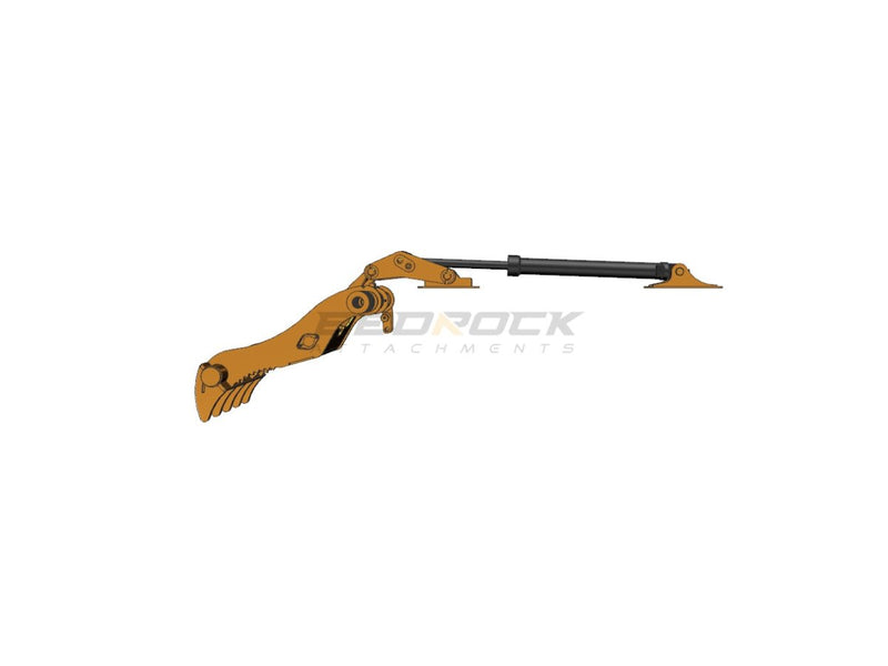 5 Teeth Partial Rotation Thumb 36” Pin ON 311 312 314 - EPT65 - PO5T36 - Partial Rotation Thumb - Bedrock Attachments