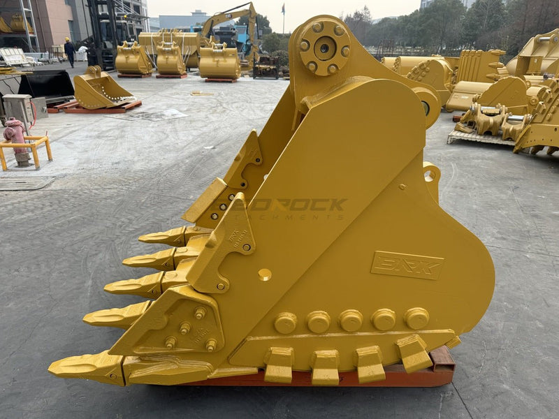 54in Heavy Duty Excavator Bucket fits CAT 330 Excavator D Linkage - EB330DHD - 54 - 1.64 - Excavator Bucket - Bedrock Attachments