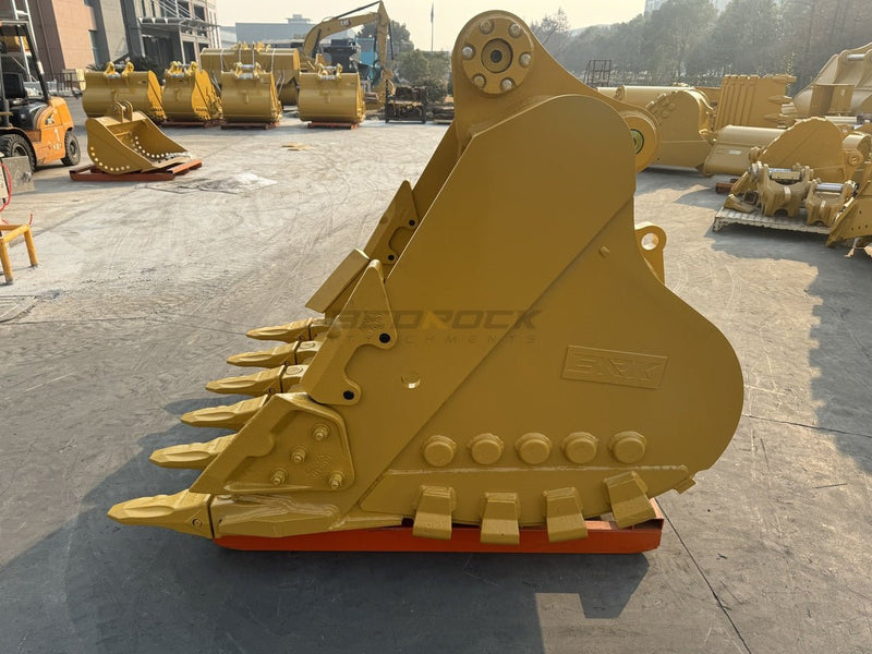 60in Heavy Duty Excavator Bucket fits CAT 330 Excavator D Linkage - EB330DHD - 60 - 1.86 - Excavator Bucket - Bedrock Attachments