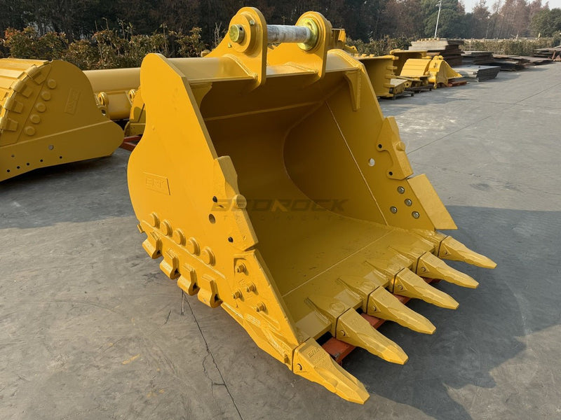 60in Heavy Duty Excavator Bucket fits CAT 330 Excavator D Linkage - EB330DHD - 60 - 1.86 - Excavator Bucket - Bedrock Attachments