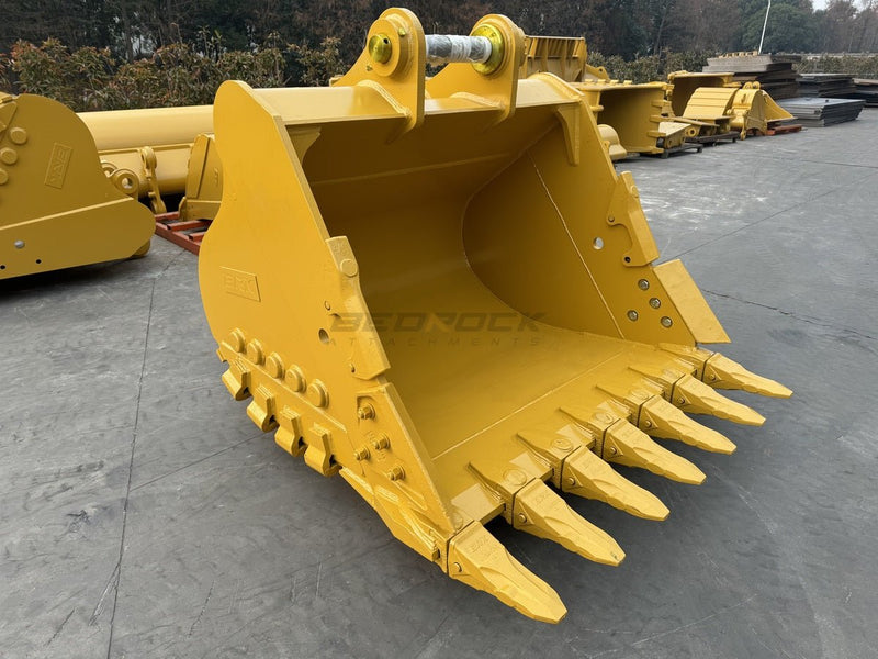 66in Heavy Duty Excavator Bucket fits CAT 330 Excavator D Linkage - EB330DHD - 66 - 2.08 - Excavator Bucket - Bedrock Attachments