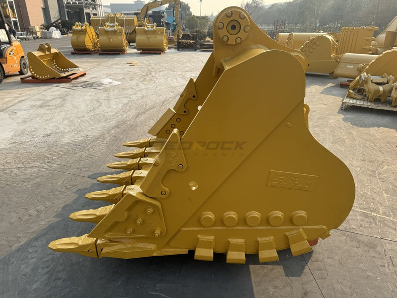 72in Heavy Duty Excavator Bucket fits CAT 330 Excavator D Linkage - EB330DHD - 72 - 2.30 - Excavator Bucket - Bedrock Attachments