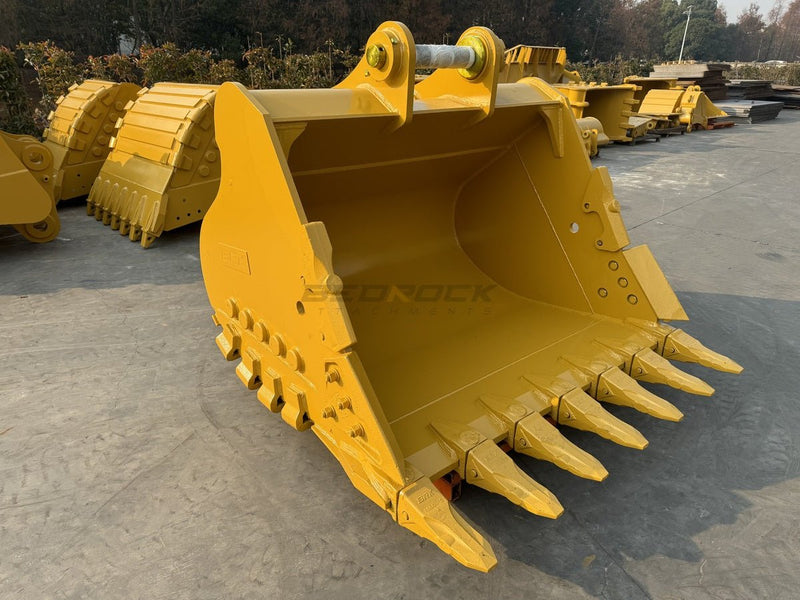 72in Heavy Duty Excavator Bucket fits CAT 330 Excavator D Linkage - EB330DHD - 72 - 2.30 - Excavator Bucket - Bedrock Attachments