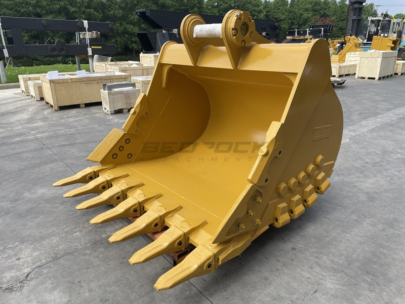 72in Heavy Duty Excavator Bucket fits CAT 336 Excavator DB Linkage - EB336DBHD - 72 - 2.36 - Excavator Bucket - Bedrock Attachments