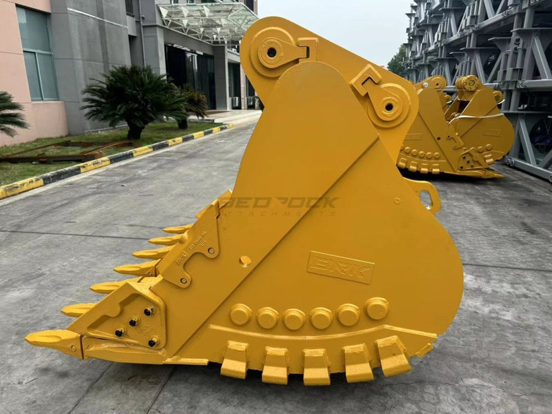 73in Service Rock Excavator Bucket fits CAT 350 Excavator, UB /VB2 Linkage - EB350UBHD - 73 - 3.2 - 7T - Excavator Bucket - Bedrock Attachments