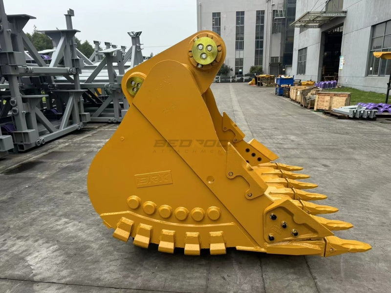 73in Service Rock Excavator Bucket fits CAT 350 Excavator, UB /VB2 Linkage - EB350UBHD - 73 - 3.2 - 7T - Excavator Bucket - Bedrock Attachments