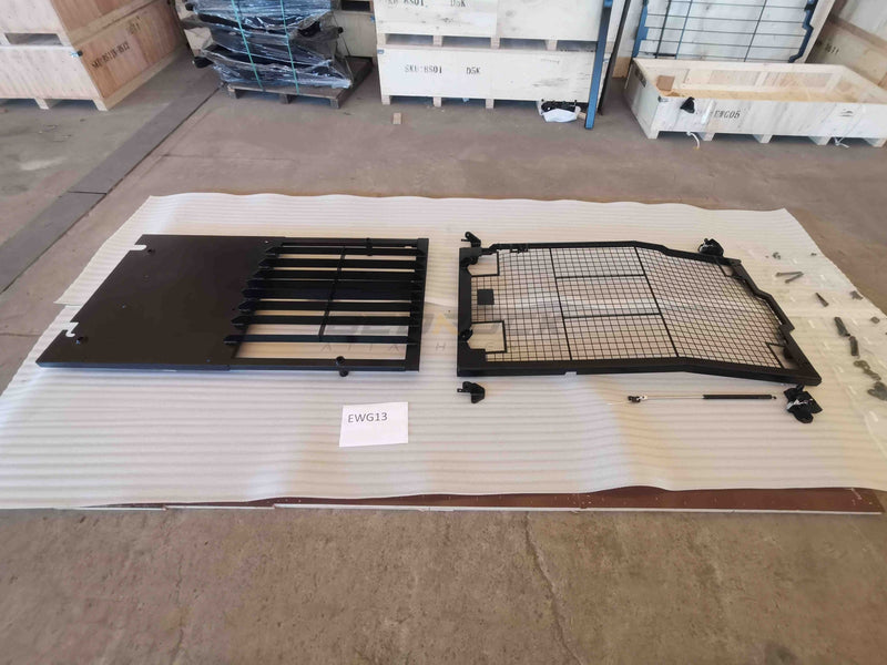 Mesh Front Window Guard with Top Guard fits CAT Excavator 313-395