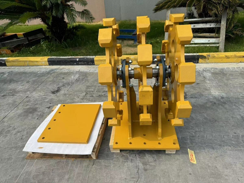 Excavator Compaction Wheel Group for A, 315, B linkage, 3pcs Wheel, 24in width - ECW1X3 - Excavator Compaction Wheel - Bedrock Attachments