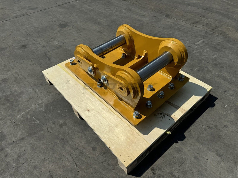 Excavator Compaction Wheel Mounting Group, Pin On, 2 x 90mm Pins, CB Linkage - ECM - CB - Excavator Compaction Wheel - Bedrock Attachments