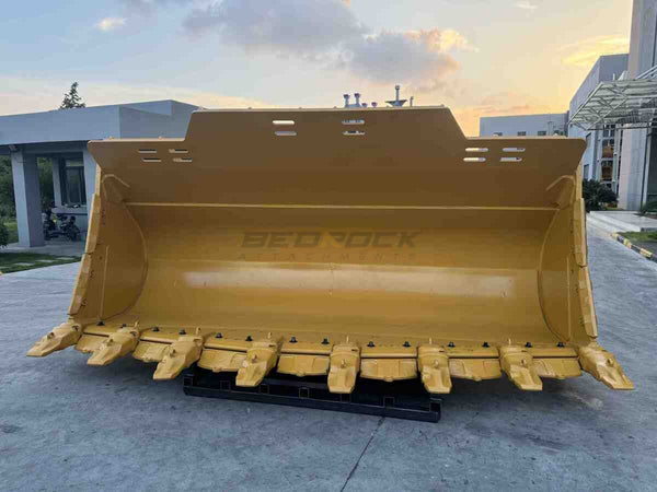 Loader Bucket PIN ON CAT 992K, 9m3, 192in, ROCK - WLRB992PO - 192 - 9.0 - Loader Bucket - Bedrock Attachments