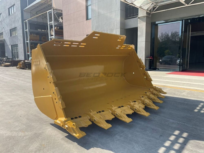 Loader Bucket PIN ON CAT988K 6.9m3 158in-WLB988PO-158-6.9-Loader Bucket-Bedrock Attachments