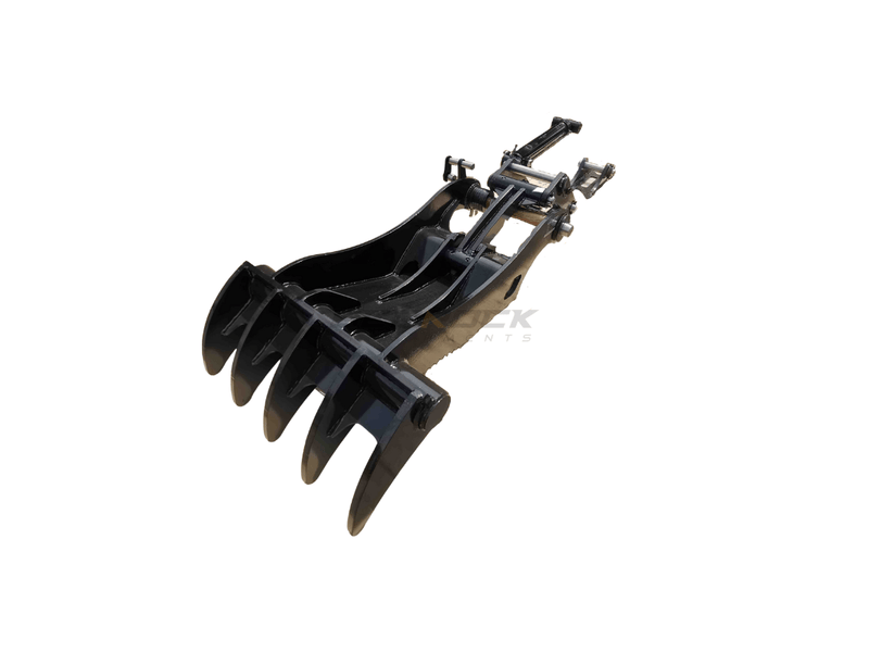 Thumb fits 70mm Pin Excavators, PIN GRABBER, 5 Teeth, 70mm Pin, 48 In Bucket - EPT70 - PG5T48 - Partial Rotation Thumb - Bedrock Attachments