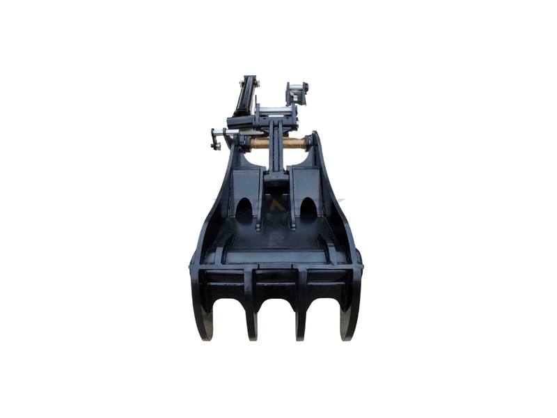 Thumb fits 80mm Pin Excavators, PIN ON, 4 Teeth, 80mm Pin, 42 In Bucket - EPT80 - PO4T42 - Partial Rotation Thumb - Bedrock Attachments