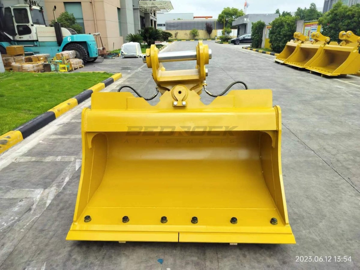 60” Excavator Tilt Ditch Cleaning Bucket fits CAT 316 Excavator ...